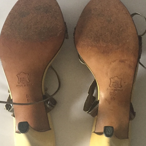 Givenchy Metallic Gladiator Lace Up Heels - Picture 6 of 8